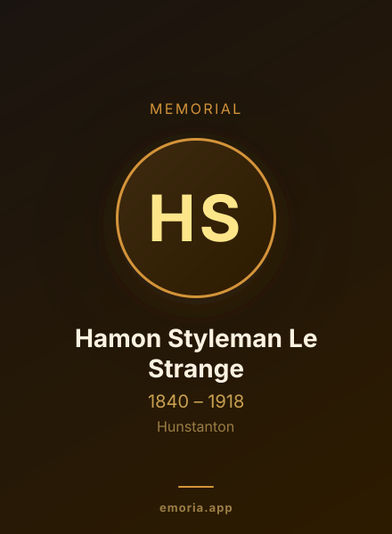 Memorial portrait of Hamon Styleman Le Strange