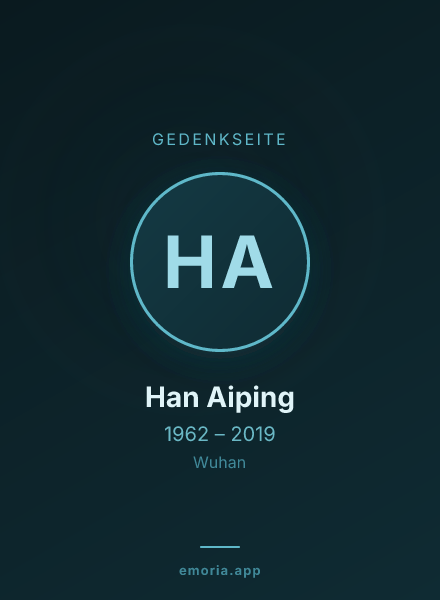 Gedenkportrait von Han Aiping