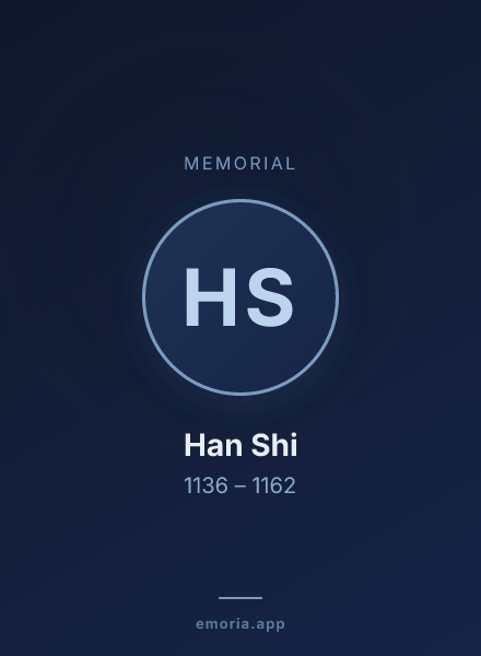 Memorial portrait of Han Shi