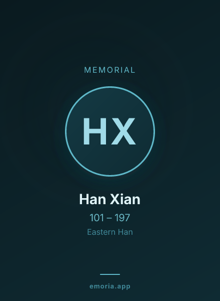 Memorial portrait of Han Xian