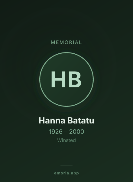 Memorial portrait of Hanna Batatu