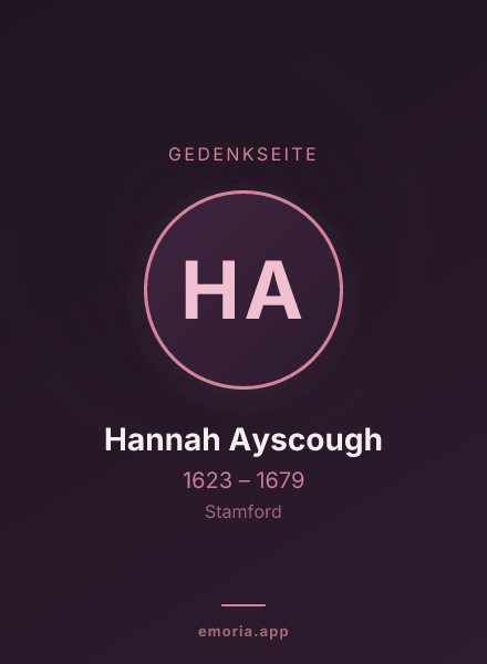 Gedenkportrait von Hannah Ayscough