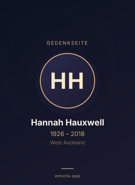 Gedenkportrait von Hannah Hauxwell