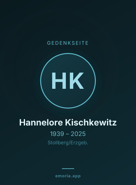 Gedenkportrait von Hannelore Kischkewitz