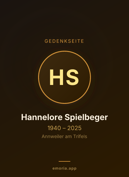 Gedenkportrait von Hannelore Spielbeger