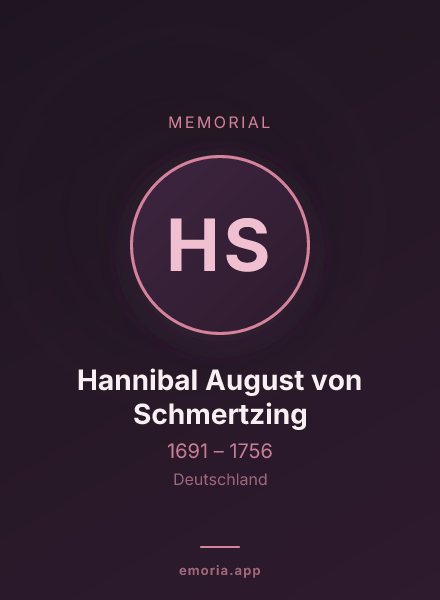 Memorial portrait of Hannibal August von Schmertzing