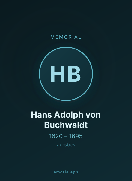 Memorial portrait of Hans Adolph von Buchwaldt