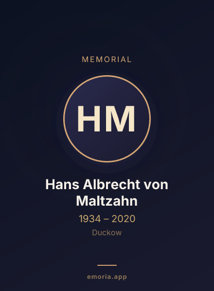 Memorial portrait of Hans Albrecht von Maltzahn