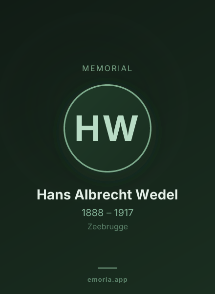 Memorial portrait of Hans Albrecht Wedel
