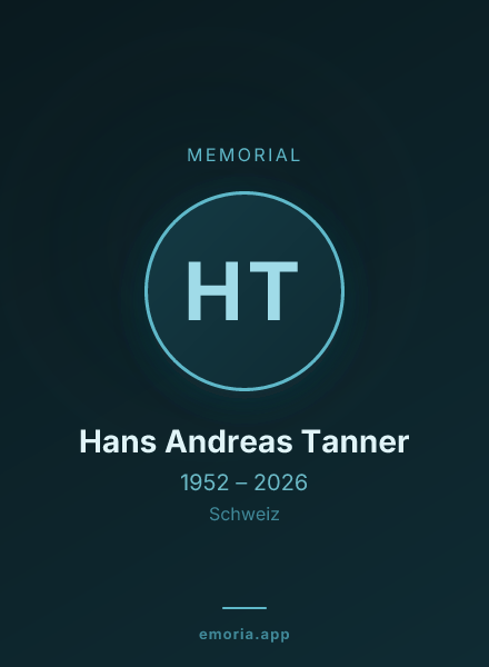 Memorial portrait of Hans Andreas Tanner