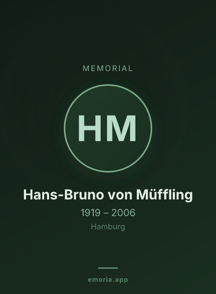 Memorial portrait of Hans-Bruno von Müffling