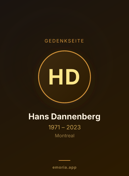 Gedenkportrait von Hans Dannenberg