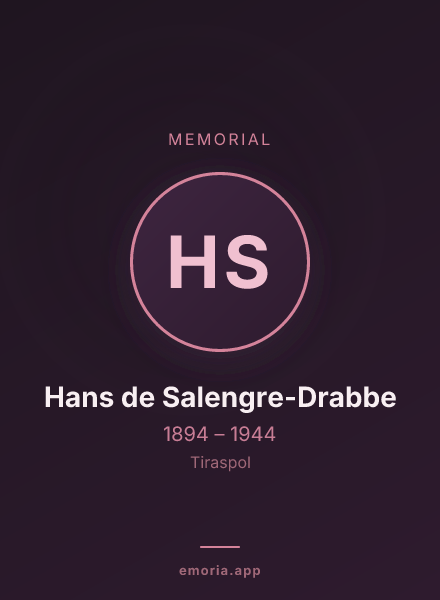 Memorial portrait of Hans de Salengre-Drabbe
