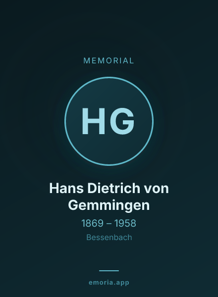 Memorial portrait of Hans Dietrich von Gemmingen