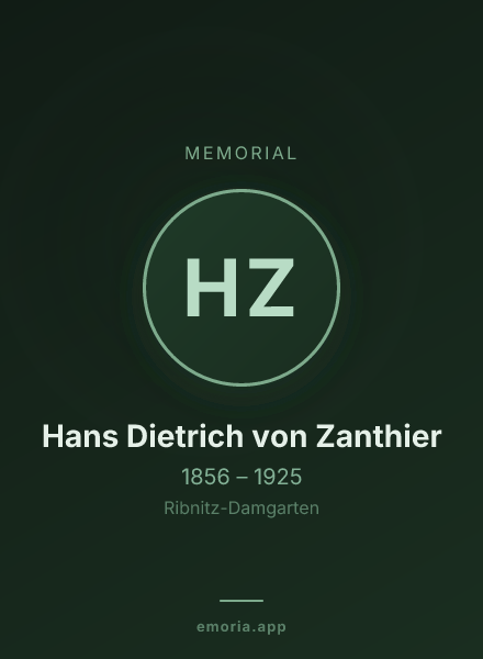 Memorial portrait of Hans Dietrich von Zanthier