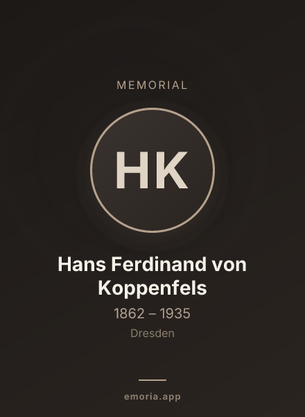 Memorial portrait of Hans Ferdinand von Koppenfels