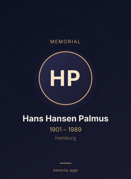 Memorial portrait of Hans Hansen Palmus
