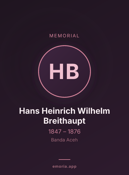 Memorial portrait of Hans Heinrich Wilhelm Breithaupt