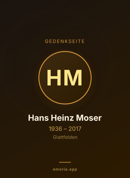 Gedenkportrait von Hans Heinz Moser