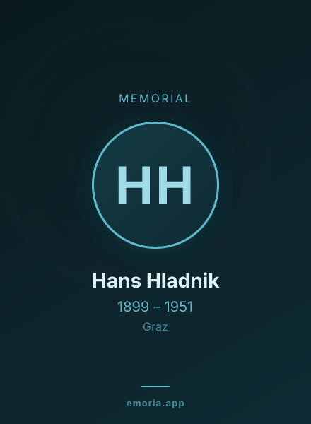 Memorial portrait of Hans Hladnik