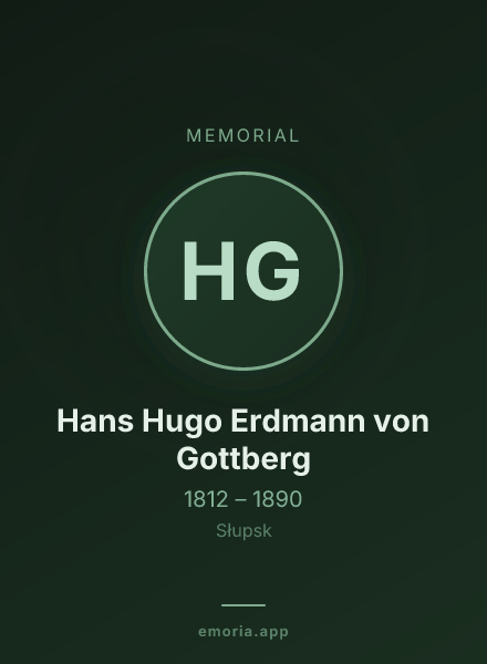 Memorial portrait of Hans Hugo Erdmann von Gottberg