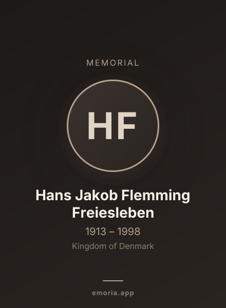 Memorial portrait of Hans Jakob Flemming Freiesleben