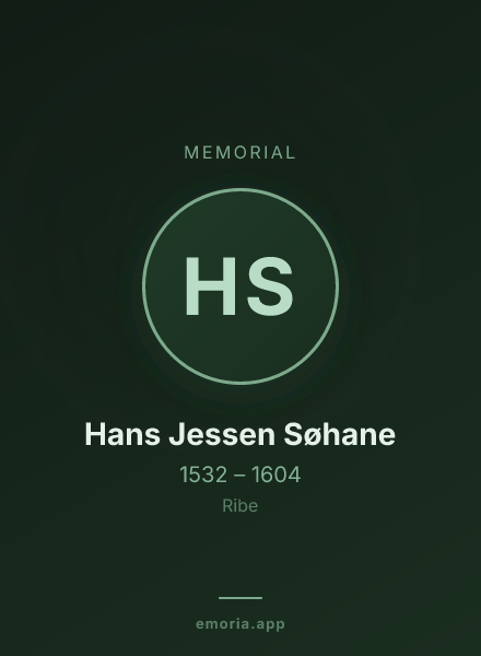 Memorial portrait of Hans Jessen Søhane