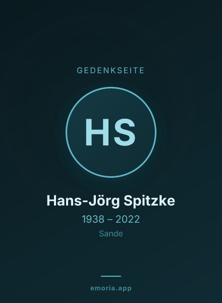 Gedenkportrait von Hans-Jörg Spitzke