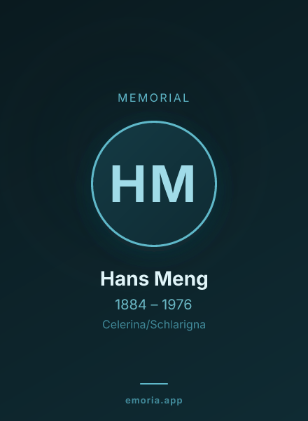 Memorial portrait of Hans Meng
