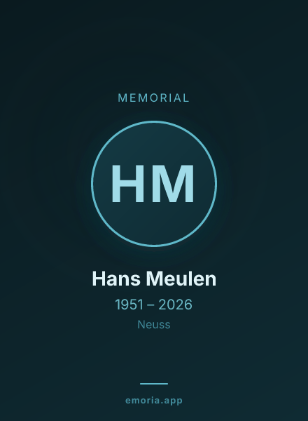 Memorial portrait of Hans Meulen