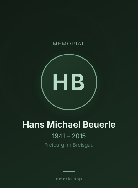Memorial portrait of Hans Michael Beuerle