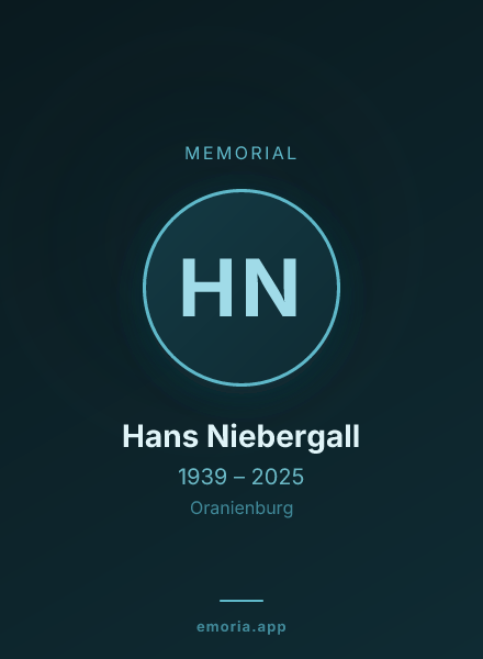 Memorial portrait of Hans Niebergall