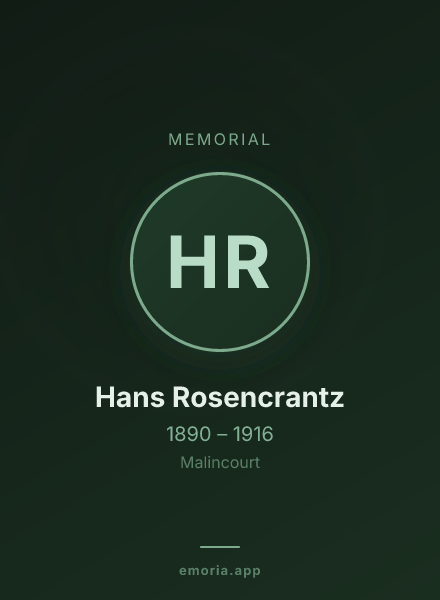 Memorial portrait of Hans Rosencrantz