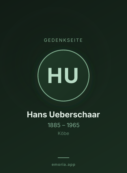 Gedenkportrait von Hans Ueberschaar