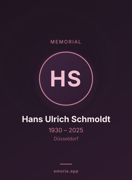 Memorial portrait of Hans Ulrich Schmoldt