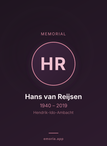 Memorial portrait of Hans van Reijsen