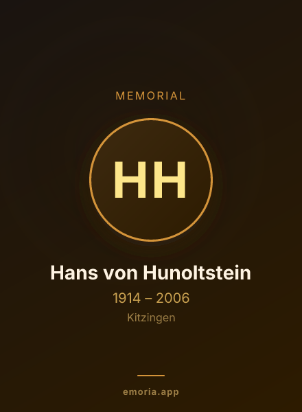 Memorial portrait of Hans von Hunoltstein