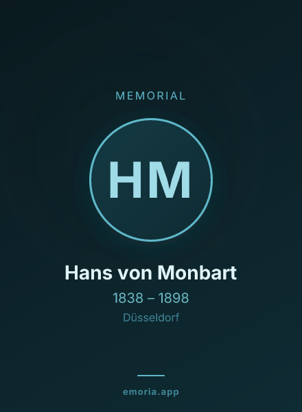 Memorial portrait of Hans von Monbart