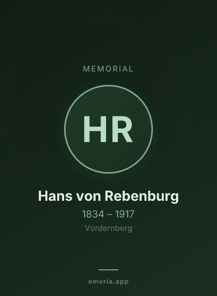 Memorial portrait of Hans von Rebenburg
