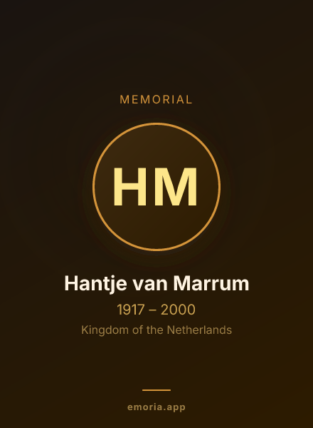 Memorial portrait of Hantje van Marrum