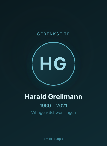 Gedenkportrait von Harald Grellmann