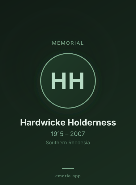Memorial portrait of Hardwicke Holderness