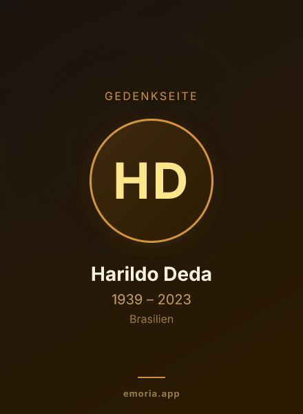 Gedenkportrait von Harildo Deda