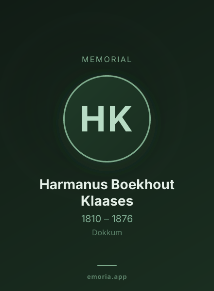 Memorial portrait of Harmanus Boekhout Klaases
