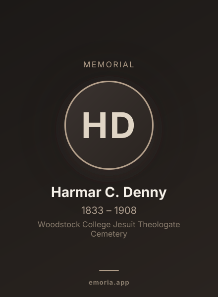 Memorial portrait of Harmar C. Denny