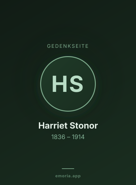Gedenkportrait von Harriet Stonor