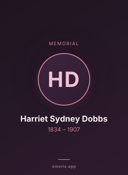 Memorial portrait of Harriet Sydney Dobbs