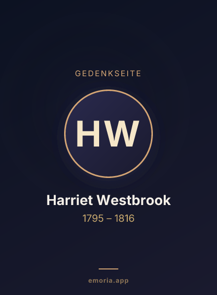 Gedenkportrait von Harriet Westbrook