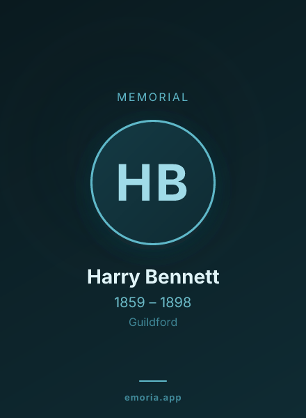 Memorial portrait of Harry Bennett