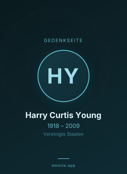 Gedenkportrait von Harry Curtis Young